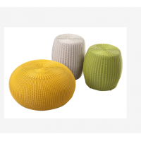 All Color Available with Round Rattan Ottomas Outdoor Usage Egg Chair