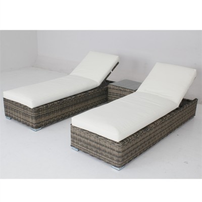 Half Round Wicker 2 Person Chaise Lounge