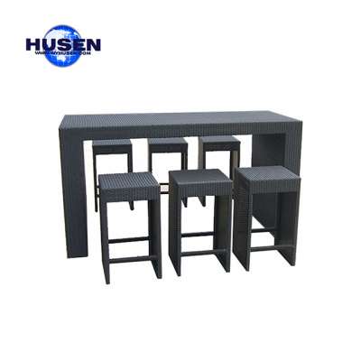 cheap outdoor rattan bar sets for sale