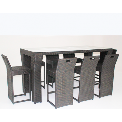 Furniture Romania Rattan Bar Set