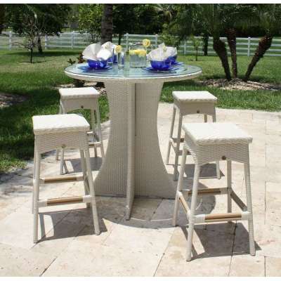 2016 wicker outdoor patio furniture bar drink chairs and table